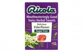 Ricola Delicious Elderflower Sugar Free  Box  45 grams